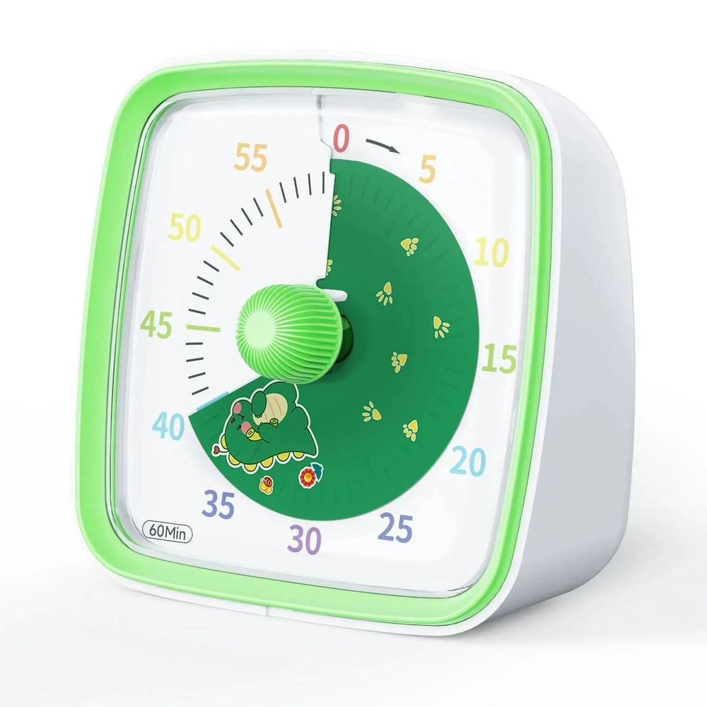 Calmero FocusFlow TimeLight – Cichy Wizualny Timer z Lampką Nocną do Odrabiania Lekcji i Koncentracji