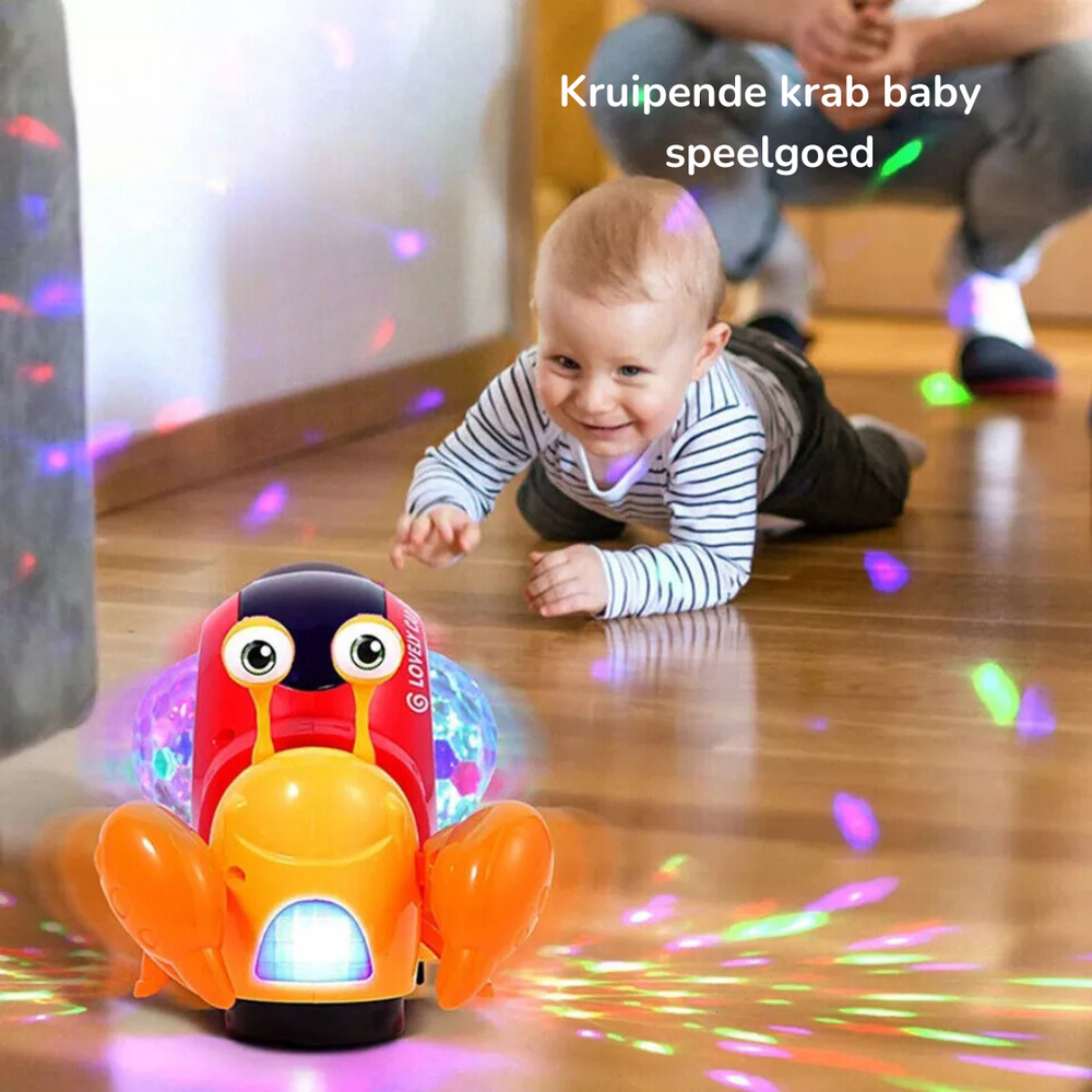 Muzyczny Ślimak dla Niemowląt – Zabawka do Raczkowania ze Światłem