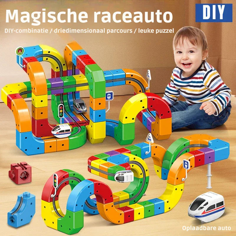 Playvero BuildSphere – Magnetyczny System Konstrukcyjny z Torami dla Kreatywnej i Edukacyjnej Zabawy