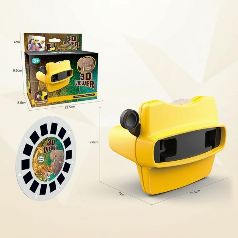 3D Viewfinder dla Dzieci – Zabawka Wizualizacyjna z Krążkami (Edukacyjna)