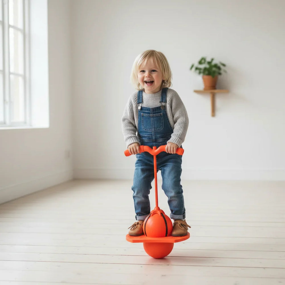 Balansujący Pogo Stick dla Dzieci – Zabawa w Skakanie i Równowagę