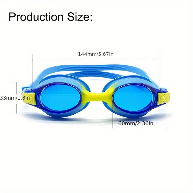 AquaKids Okulary Pływackie dla Dzieci – Szczelne i Anti-Fog | 3-12 lat