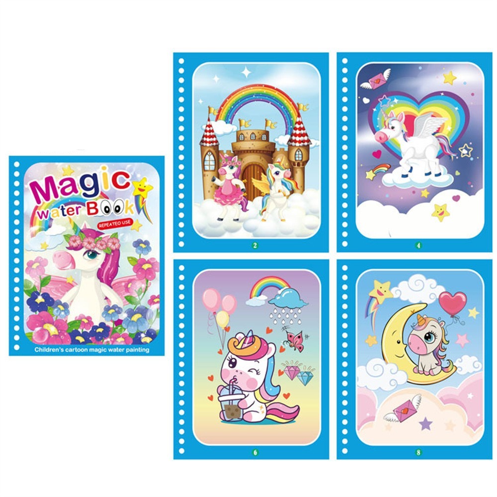 Wielorazowa Kolorowanka Wodna dla Maluchów – Magiczne Kolorowanie Bez Brudzenia