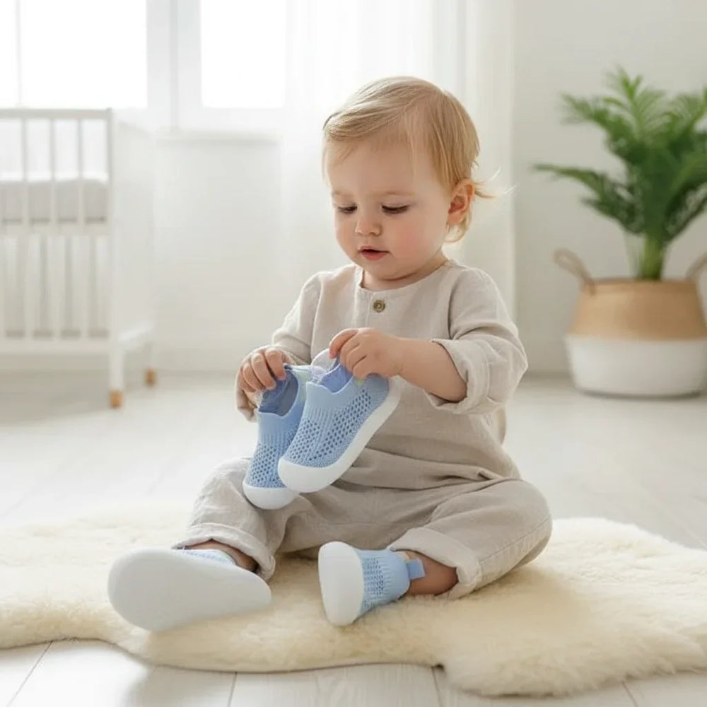 Dziecięce Buty Sportowe z Podeszwą Antypoślizgową – Oddychające i Lekkie Obuwie dla Maluchów (9 miesięcy – 4 lata) – Wygodne Sneakersy dla Chłopców i Dziewczynek