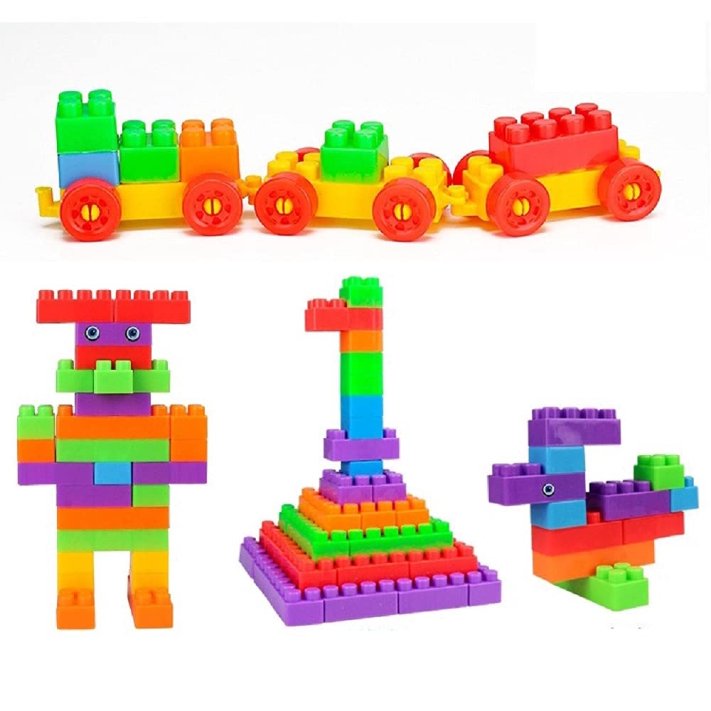Kolorowy Zestaw Konstrukcyjny dla Dzieci – Linkaroo Creative Blocks Zabawka Edukacyjna 3+