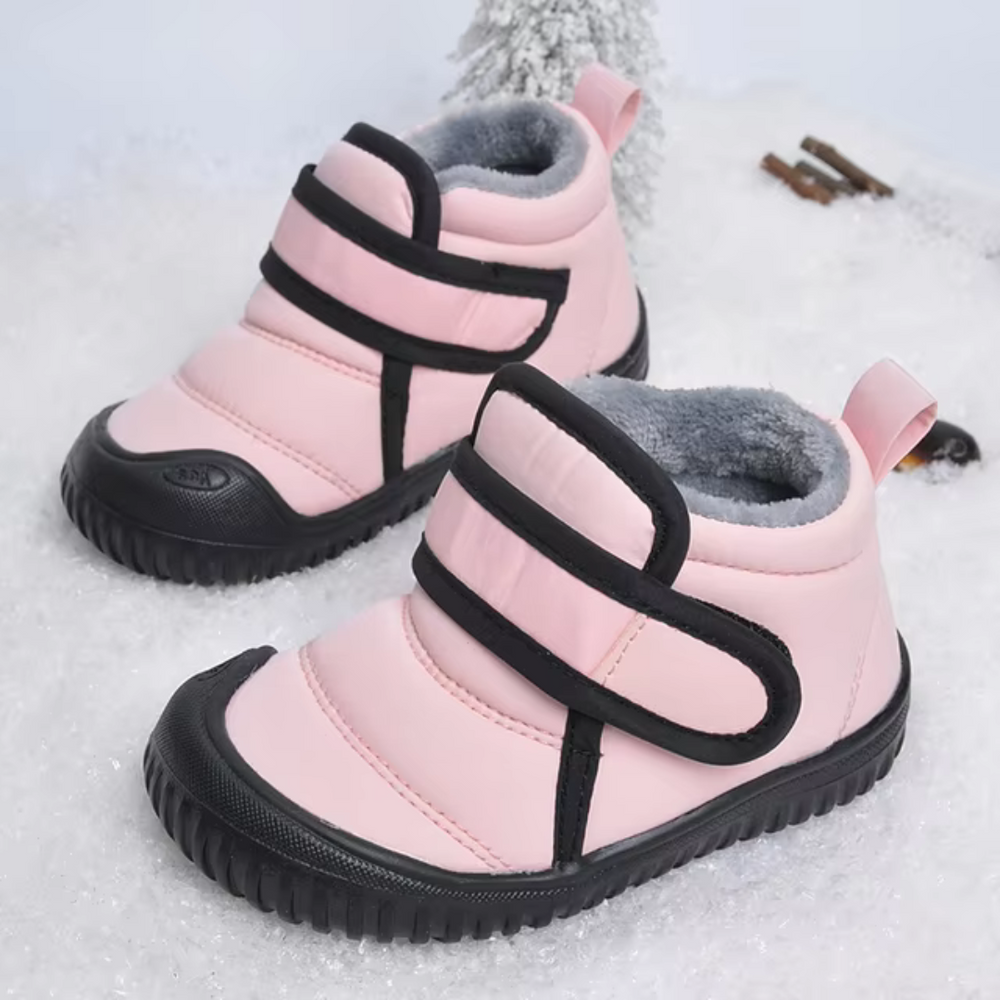 SnowBoot Buddy Dziecięce Śniegowce – Wodoodporne Buty Zimowe z Ciepłą Pluszową Wyściółką i Antypoślizgową Podeszwą | Łatwe Zakładanie i Zdejmowanie