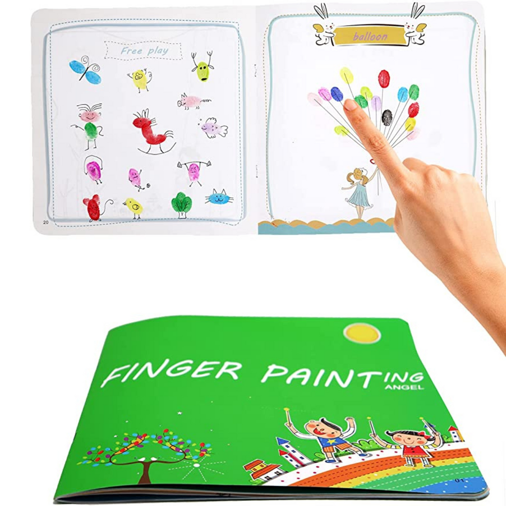 Zmywalne Farby Palcowe dla Dzieci – Zestaw ColorJoy ColorPlay