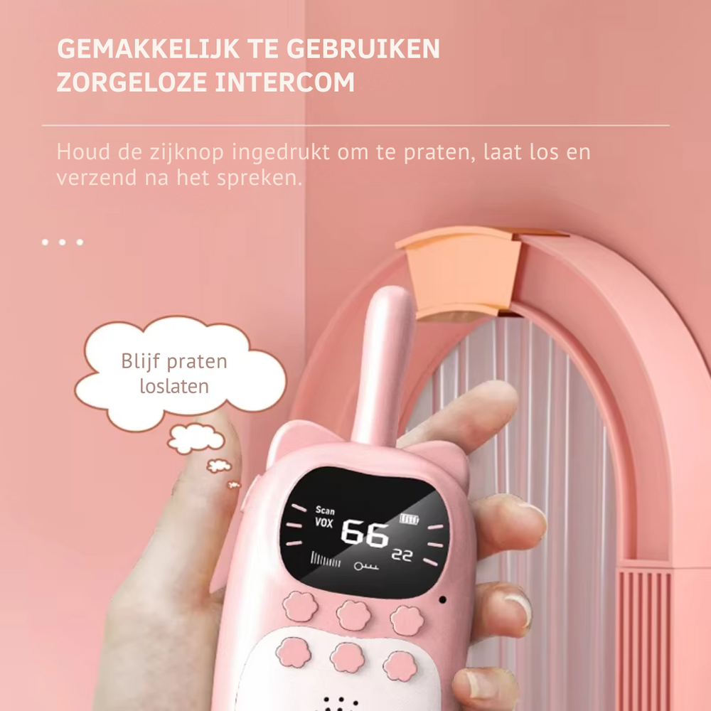 Krótkofalówki dla Dzieci – Zestaw z Akumulatorem i Zasięgiem do 3 km