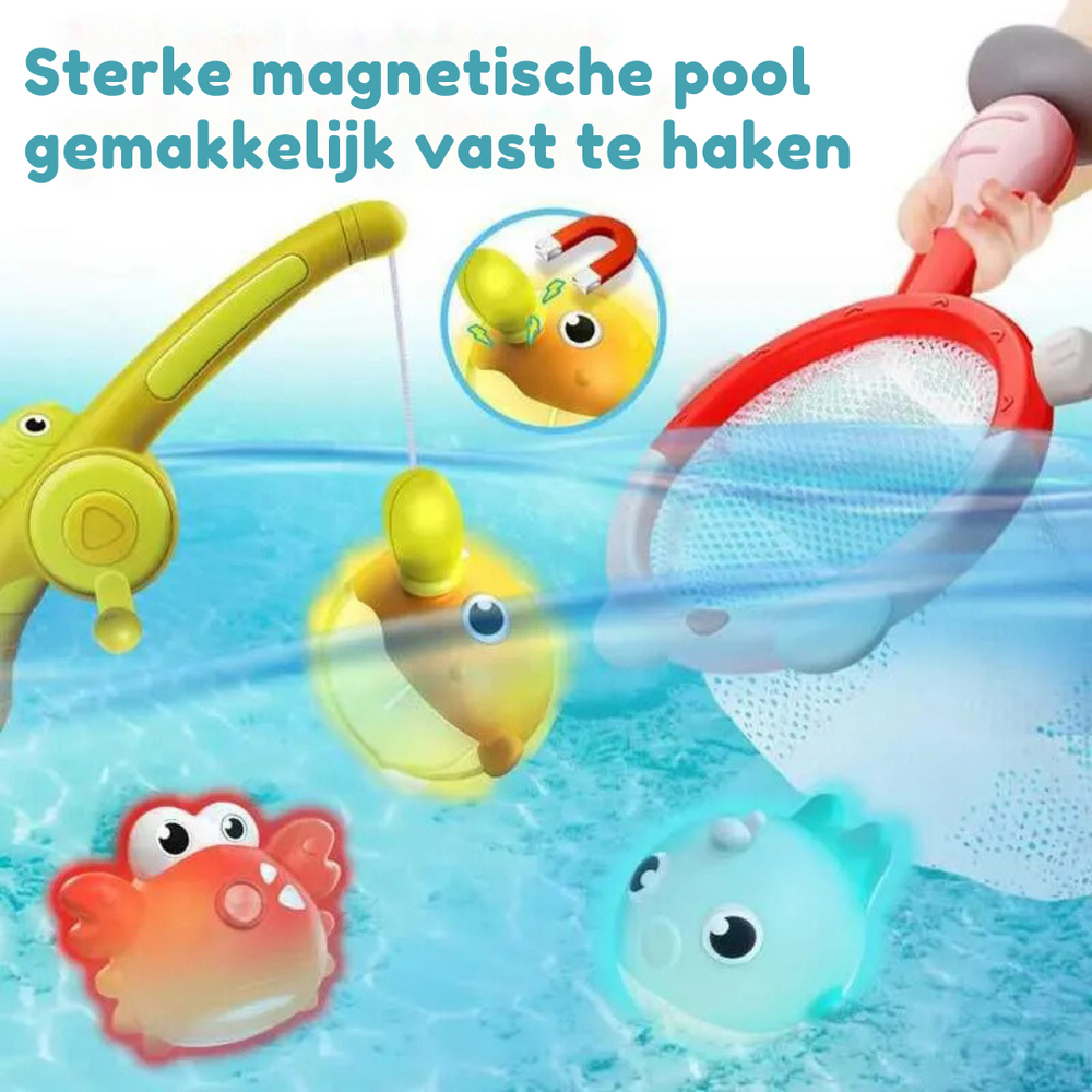 Zabawka do Kąpieli dla Malucha – Magnetyczna Gra w Łowienie Rybek ze Światłem