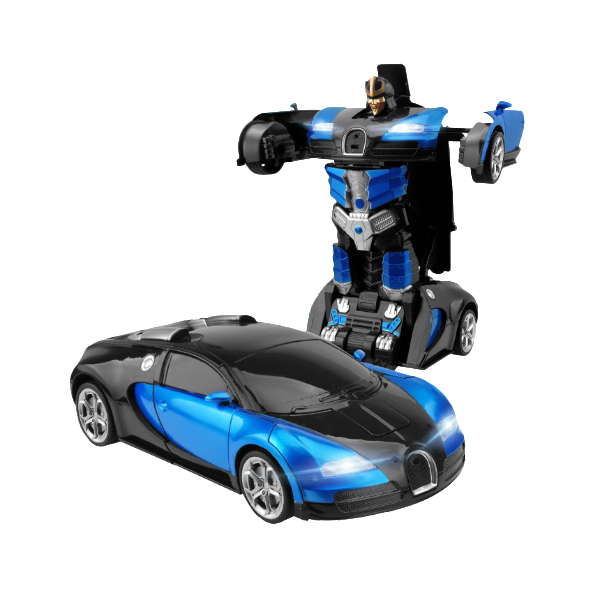 Transformer RC Samochód Policyjny – Zdalnie Sterowany Samochód i Robot (6+)