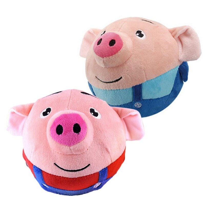 BouncyPig Przyjaciel – Interaktywna Skacząca Zabawka dla Dzieci | Nagrywanie i Odtwarzanie, Bezpieczna i Ładowalna