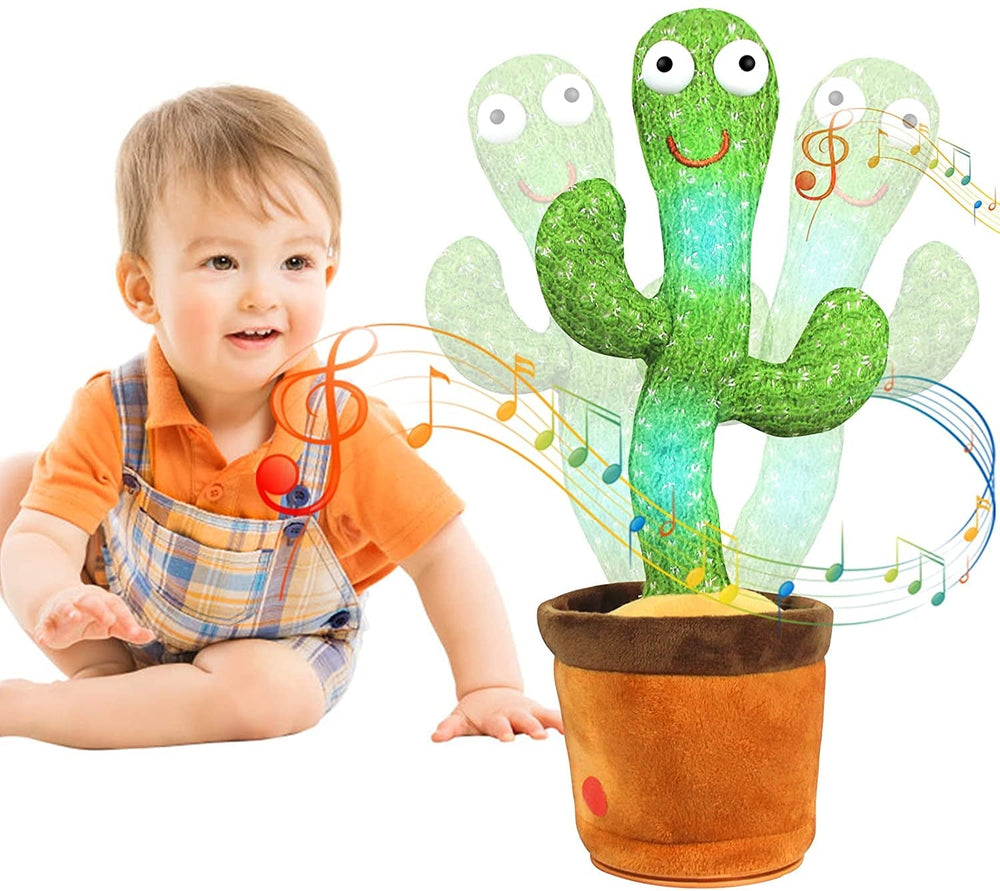 GrooveSprout Interaktywna Zabawka Muzyczna – Mówiąca i Tańcząca Zabawka dla Dzieci – Ładowalna i Edukacyjna