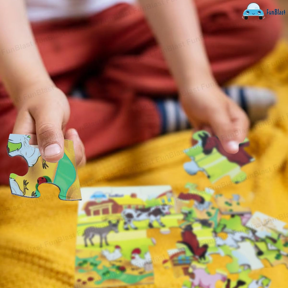 Puzzle Zwierzęta 30 Elementów – Edukacyjne Puzzle dla Dzieci od 3 Lat