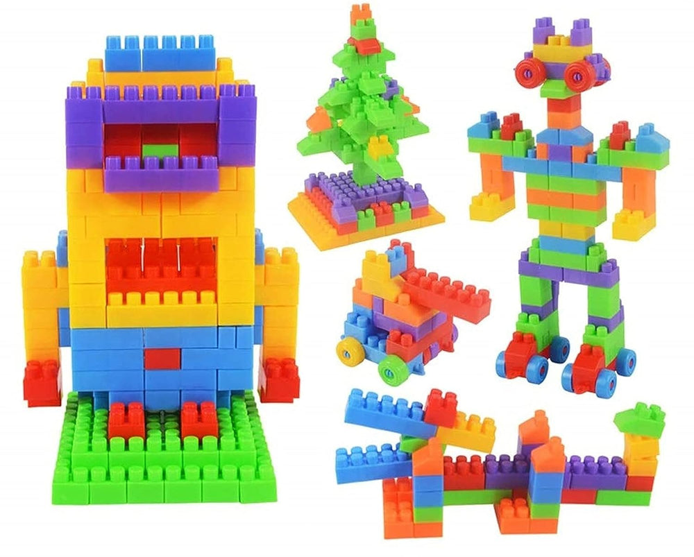 Kolorowy Zestaw Konstrukcyjny dla Dzieci – Linkaroo Creative Blocks Zabawka Edukacyjna 3+