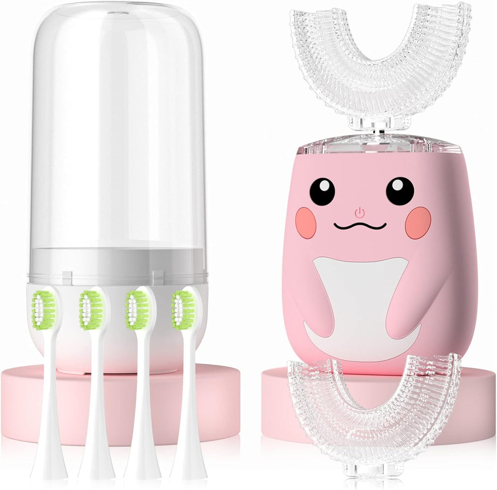 Elektryczna Szczoteczka do Zębów dla Dzieci z 360° Główką U-Brush | SparkleStep Kids SonicBrush – Delikatna, Wodoodporna i z 6 Trybami Czyszczenia