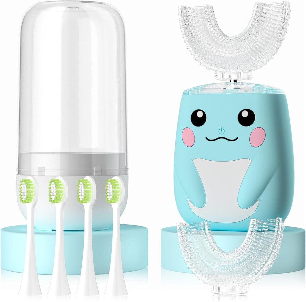 Elektryczna Szczoteczka do Zębów dla Dzieci z 360° Główką U-Brush | SparkleStep Kids SonicBrush – Delikatna, Wodoodporna i z 6 Trybami Czyszczenia