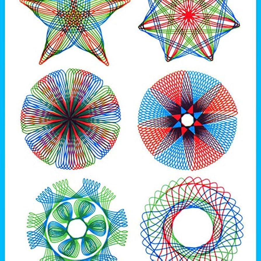 Zestaw Spirograf dla Dzieci – Kreatywny Zestaw do Rysowania z Kółkami Zębatymi (6+)