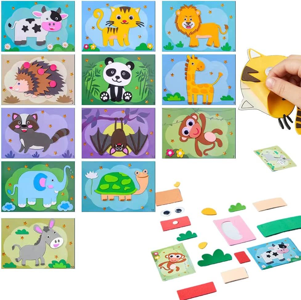 Crealoom Stick&Shape Foam Art Set – Kreatywna Zabawa 3D dla Dzieci od 3 Roku Życia