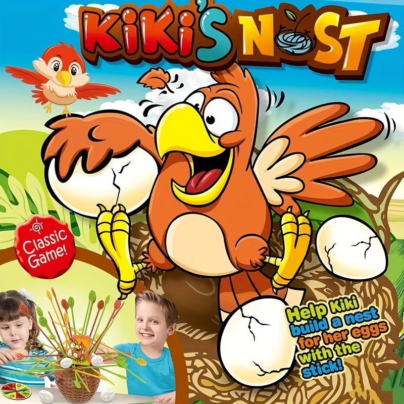 BirdNest Builder – Edukacyjna Gra Planszowa dla Dzieci 3-6 Lat • Kreatywna i Strategiczna Gra Rodzinna