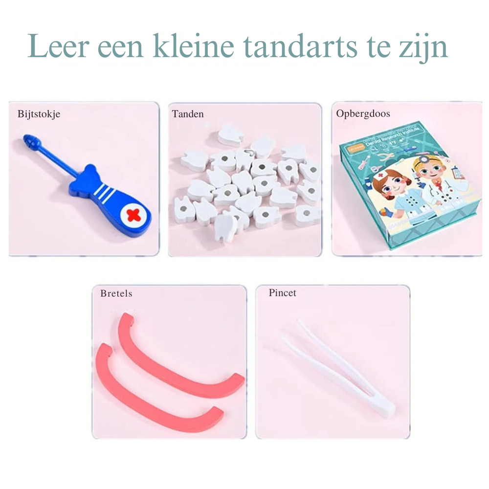 Zestaw Zabawkowy Dentysta dla Dzieci – Edukacyjna Zabawka Lekarska & Zabawa w Role 3+ Lat