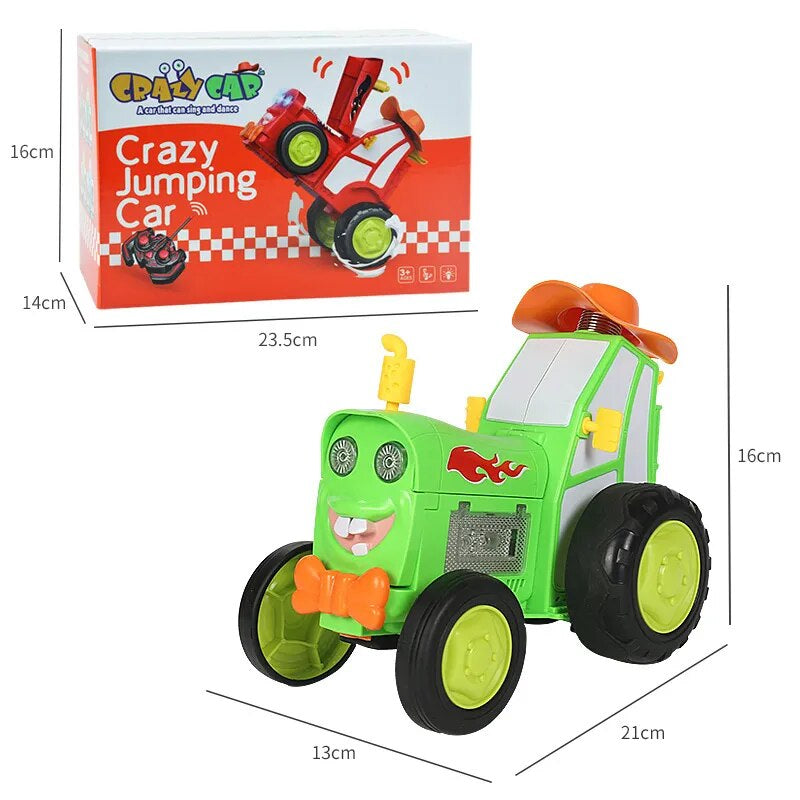 JumpMaster RC Samochód Kaskaderski – Zdalnie sterowany z LED, muzyką i spektakularnymi trikami dla dzieci