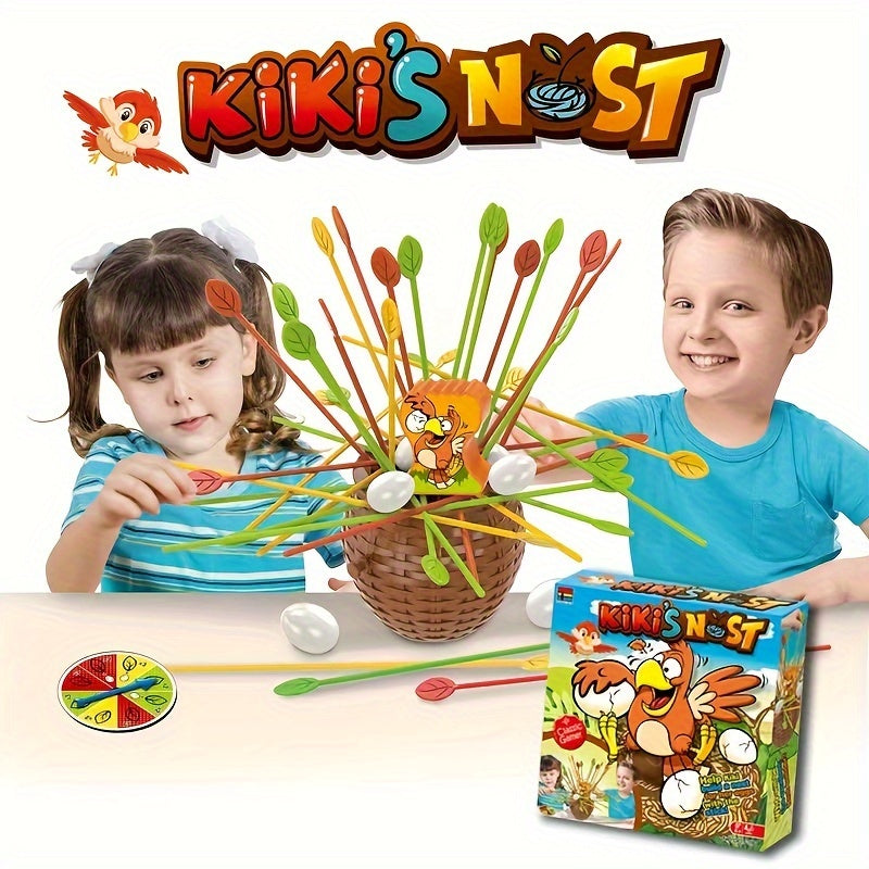 BirdNest Builder – Edukacyjna Gra Planszowa dla Dzieci 3-6 Lat • Kreatywna i Strategiczna Gra Rodzinna