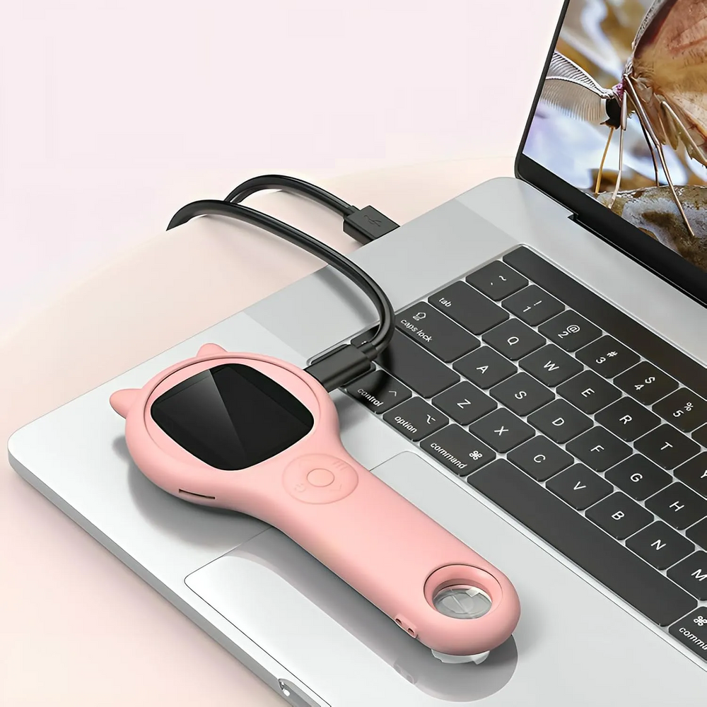 Cyfrowy Mikroskop dla Dzieci 250x Zoom – Zabawka Edukacyjna HD 6+ Lat