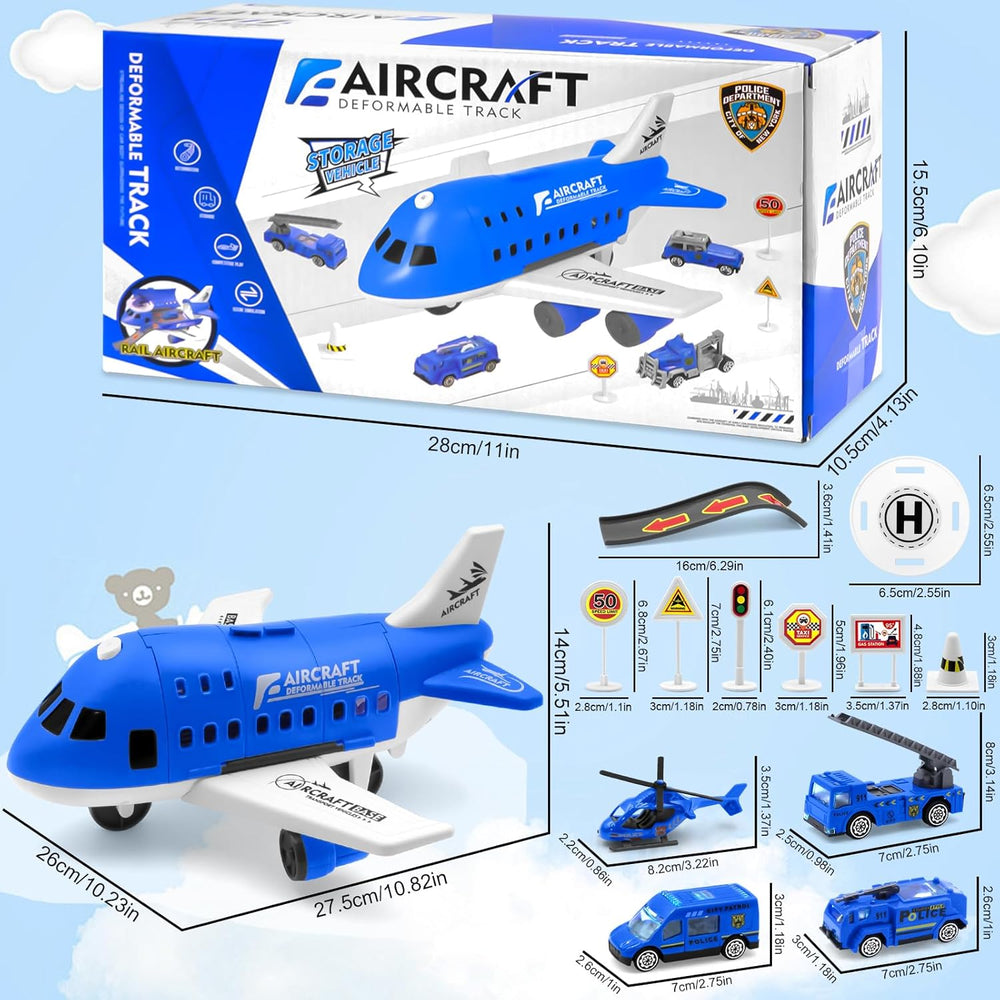 SkyPort Adventure Playset – Edukacyjna Zabawka Lotnisko dla Dzieci 3+ | Kreatywna Zabawa w Role i Rozwój Motoryki