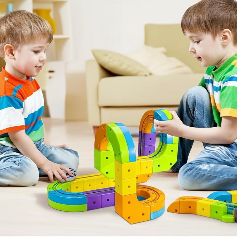 Playvero BuildSphere – Magnetyczny System Konstrukcyjny z Torami dla Kreatywnej i Edukacyjnej Zabawy