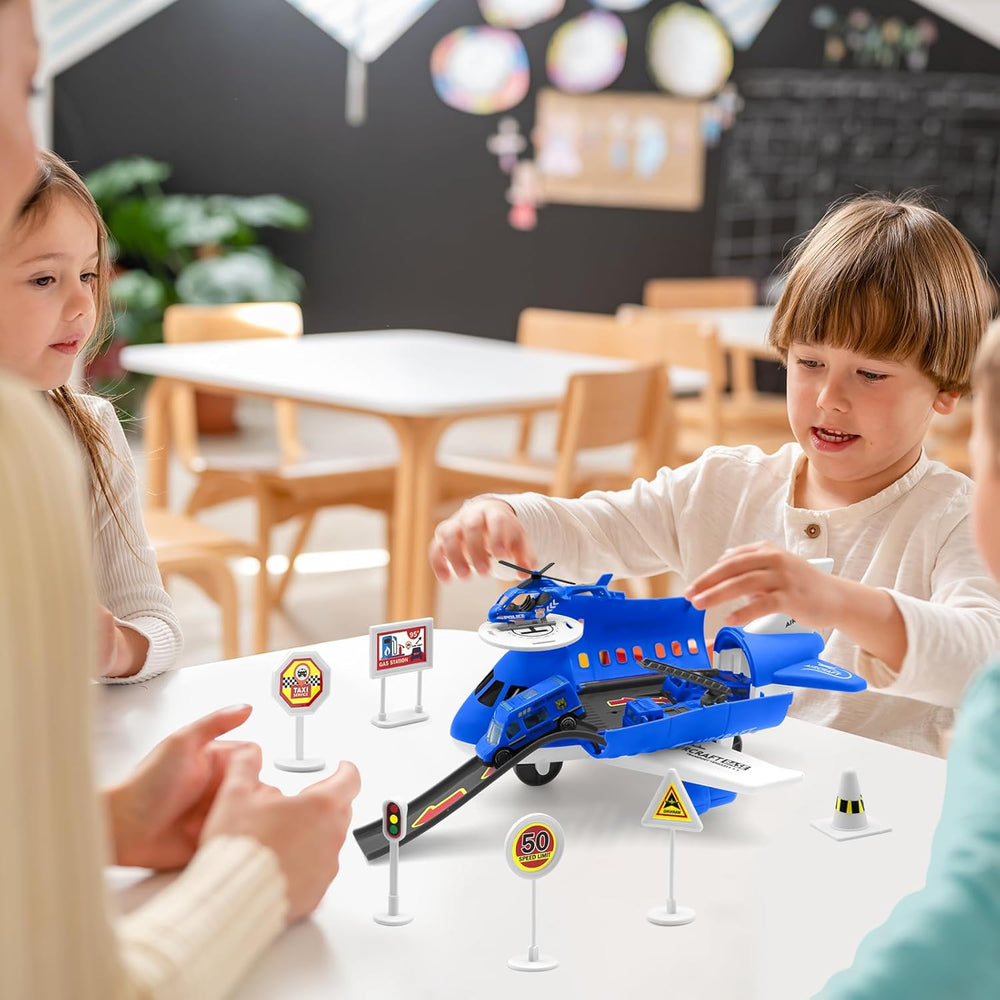 SkyPort Adventure Playset – Edukacyjna Zabawka Lotnisko dla Dzieci 3+ | Kreatywna Zabawa w Role i Rozwój Motoryki