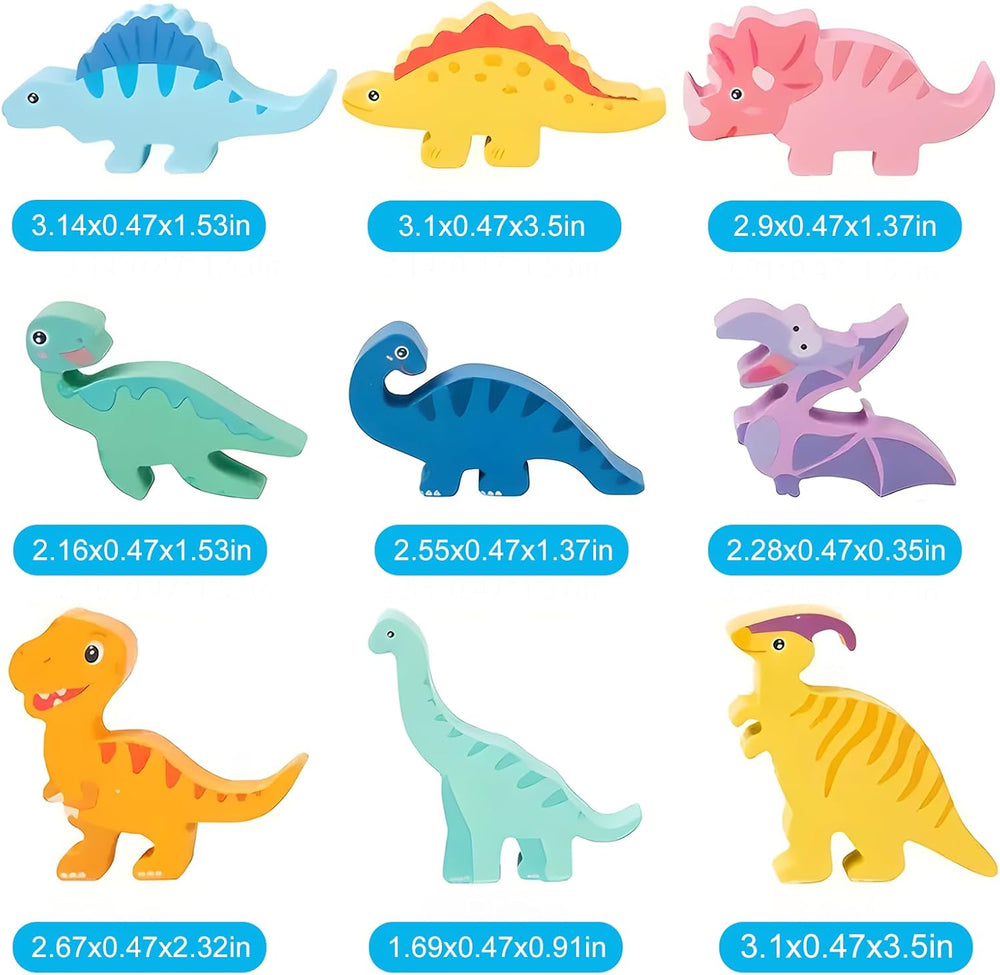 Gra Zręcznościowa Dinozaury – Drewniana Zabawka Balansująca (3+ Lata)