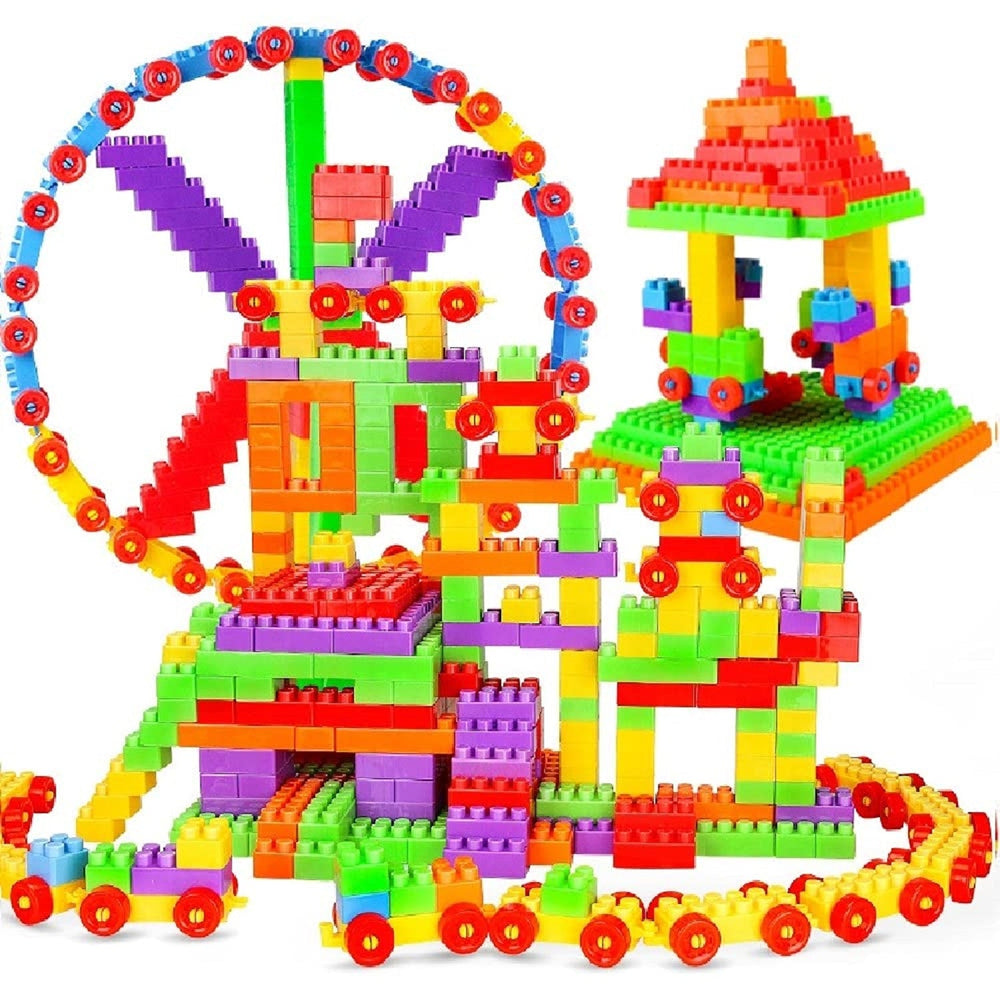 Kolorowy Zestaw Konstrukcyjny dla Dzieci – Linkaroo Creative Blocks Zabawka Edukacyjna 3+