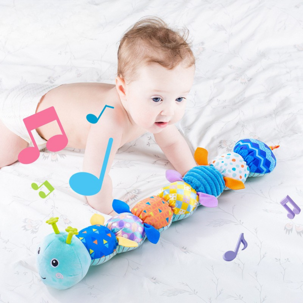Zabawka dla Niemowląt 0+ – Muzyczna Gąsienica z Dźwiękiem i Stymulacją Sensoryczną