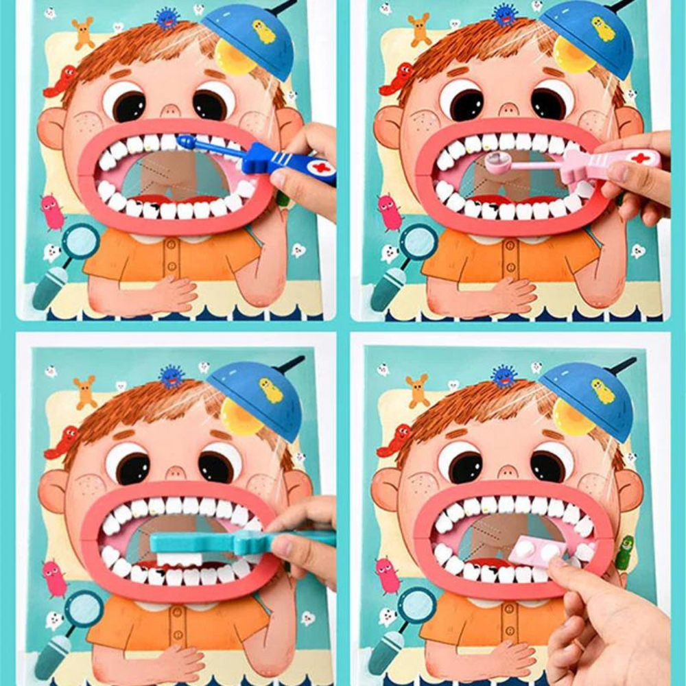 Zestaw Zabawkowy Dentysta dla Dzieci – Edukacyjna Zabawka Lekarska & Zabawa w Role 3+ Lat
