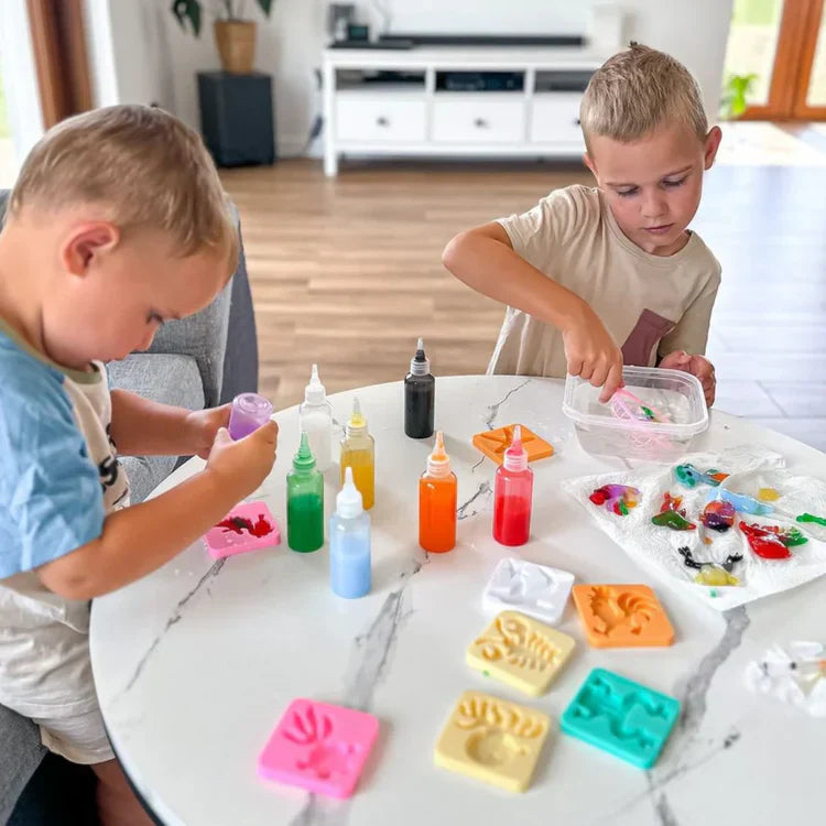 Magiczny Zestaw Kreatywny z Wodą dla Dzieci – Twórz i Baw się Kolorowymi Zwierzątkami +3 Lata