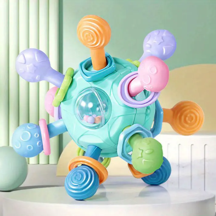Bubble Busy Piłka Sensoryczna dla Niemowląt – Bezpieczna Zabawka Bez BPA