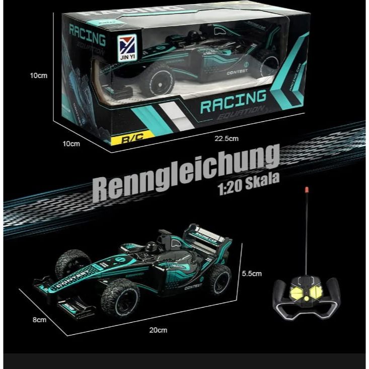 Velocity Racer F1 RC Car – Superszybki Samochód Formuły 1 na Radio dla Dzieci i Hobbystów