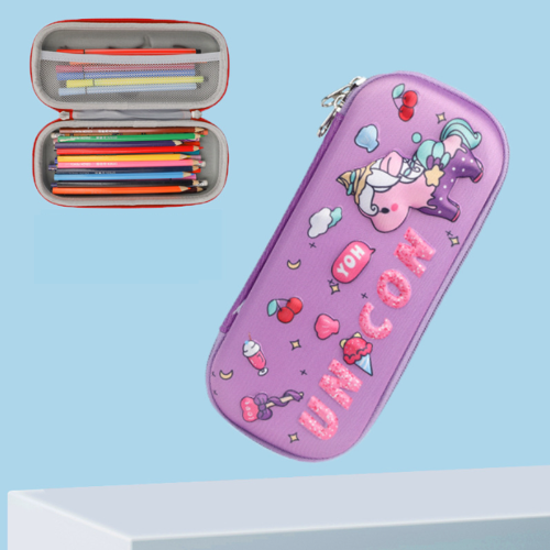 GalaxyPouch 3D Piórnik – Pojemny Szkolny Piórnik dla Dzieci z Wyjątkowym Kosmicznym Designem