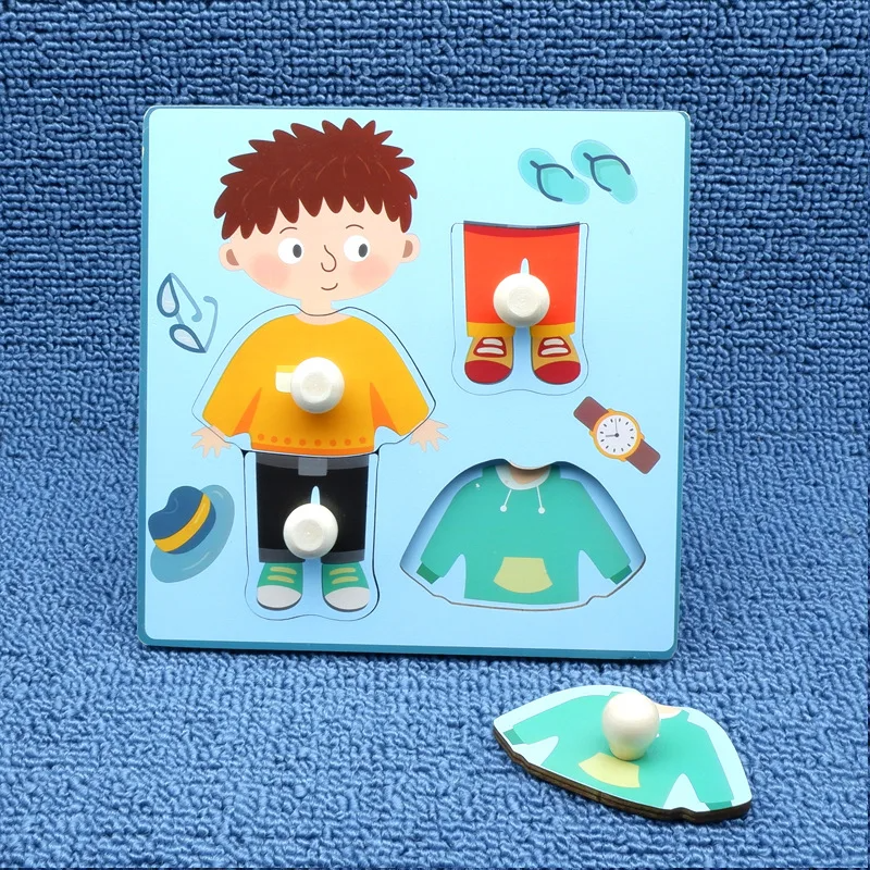 Drewniane Puzzle Owoce dla Maluchów – Zabawka Edukacyjna