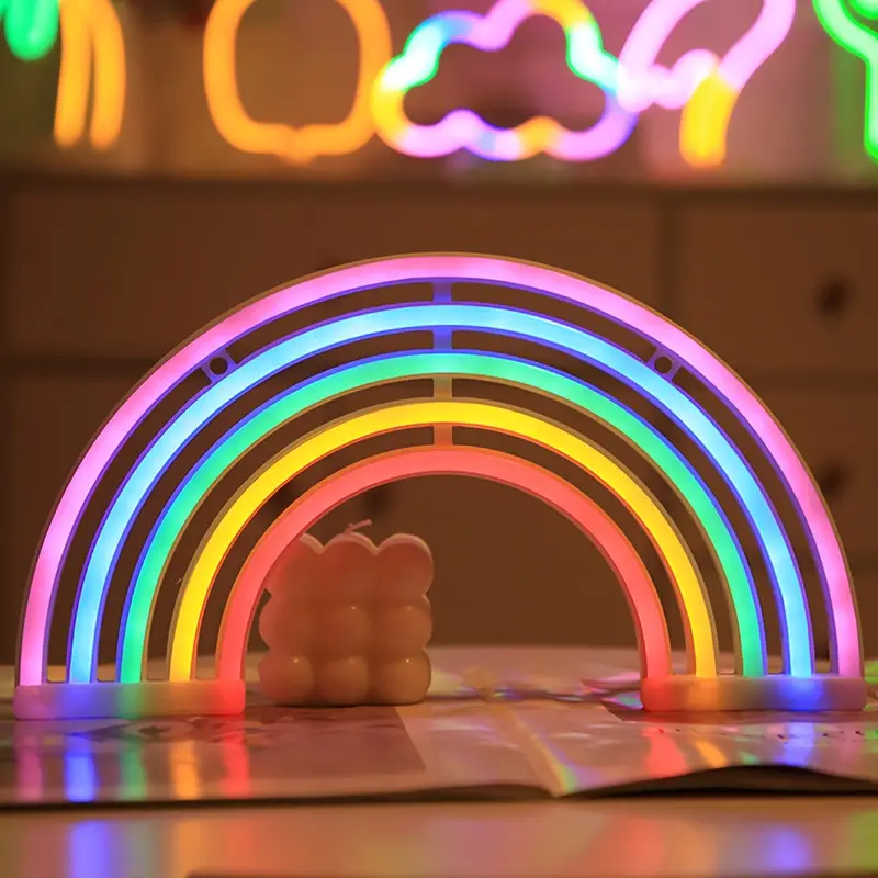Luminia Rainbow Lampka Nocna – Magiczne Oświetenie dla Dzieci