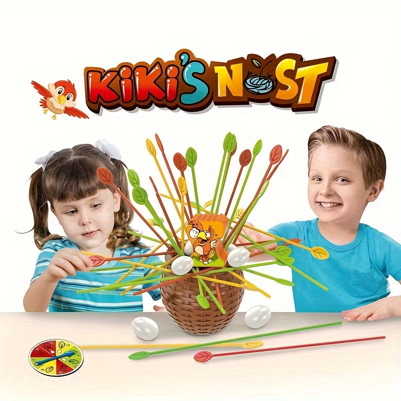 BirdNest Builder – Edukacyjna Gra Planszowa dla Dzieci 3-6 Lat • Kreatywna i Strategiczna Gra Rodzinna