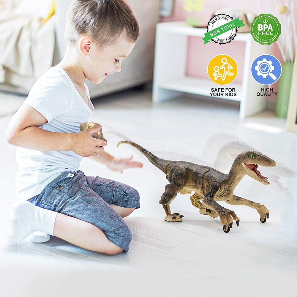 Dinozaur RC Velociraptor – Realistyczne Ruchy z Dźwiękiem i Pilotem