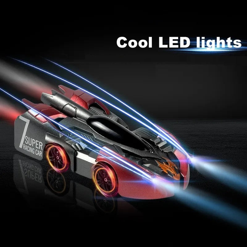 VerticalRover Samochód RC – Auto Kaskaderskie na Ściany i Sufity z LED i Pilotem