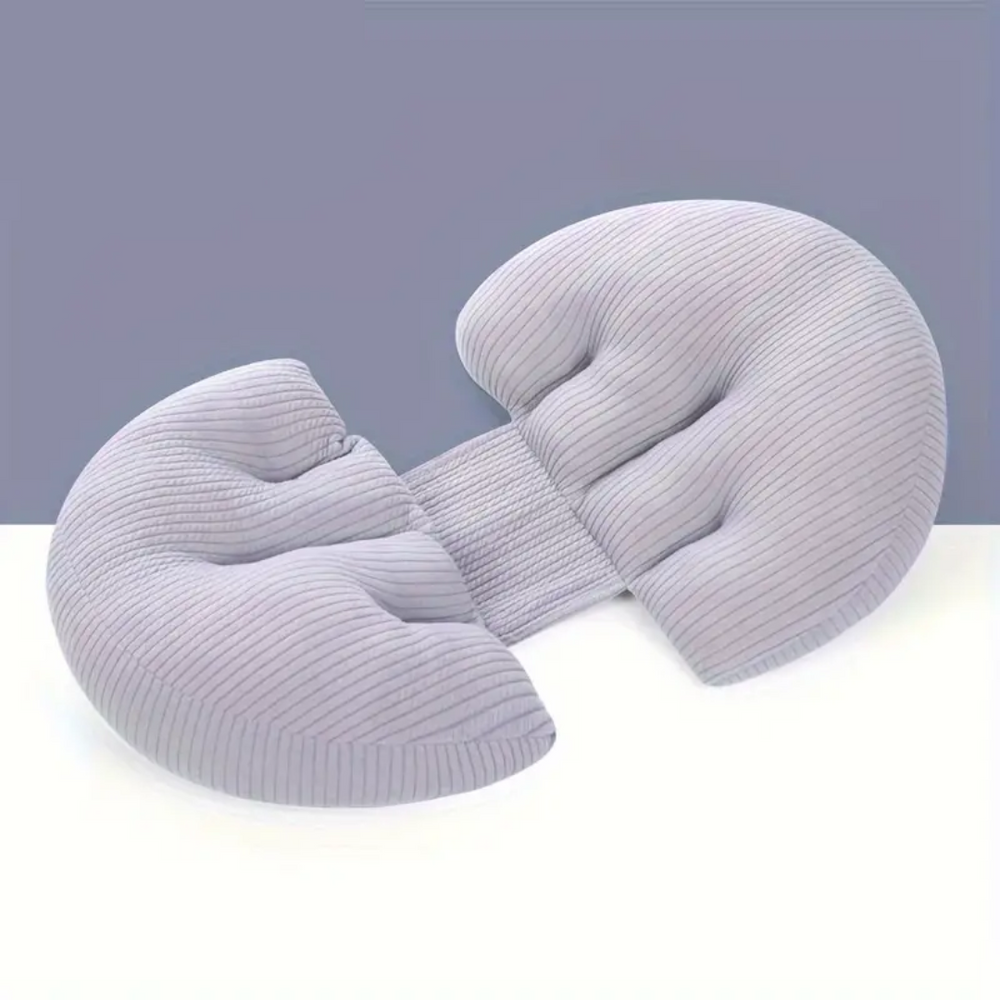 ComfortNest Poduszka Ciążowa – Ergonomiczna Poduszka dla Wsparcia i Komfortu podczas Ciąży