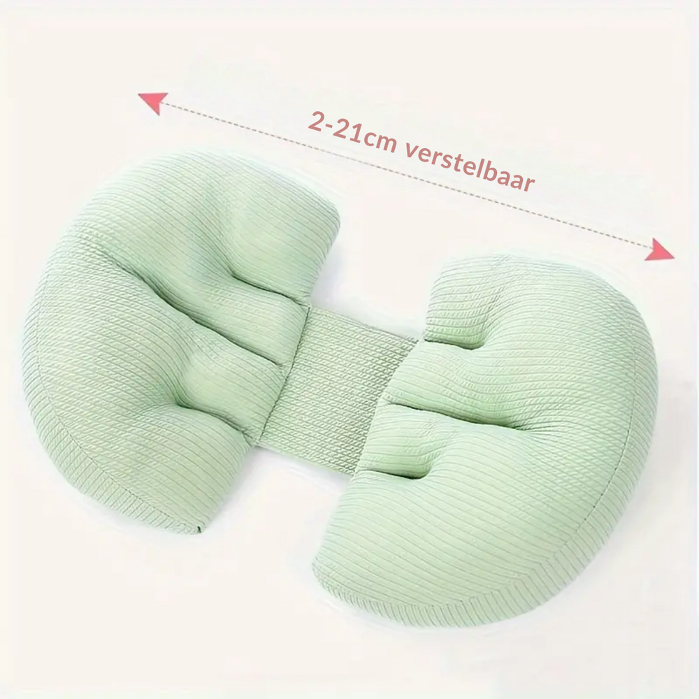 ComfortNest Poduszka Ciążowa – Ergonomiczna Poduszka dla Wsparcia i Komfortu podczas Ciąży