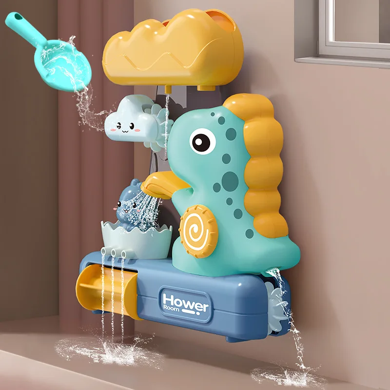 Zestaw Figurek Kąpielowych DinoSplash – Urocza i Bezpieczna Zabawka do Kąpieli dla Dzieci – Nauka przez Zabawę i Radość w Wannie