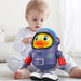 Kaczka Astronauta - Zabawka Edukacyjna dla Niemowląt, Żółta/Niebieska, Bez BPA, 6+ M-More For Mini