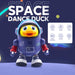 Kaczka Astronauta - Zabawka Edukacyjna dla Niemowląt, Żółta/Niebieska, Bez BPA, 6+ M-More For Mini