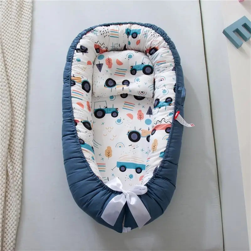 CozyDream BabyNest Ergonomiczny Kokon – Wygodne i Bezpieczne Łóżeczko dla Niemowląt 0–24 Miesiące