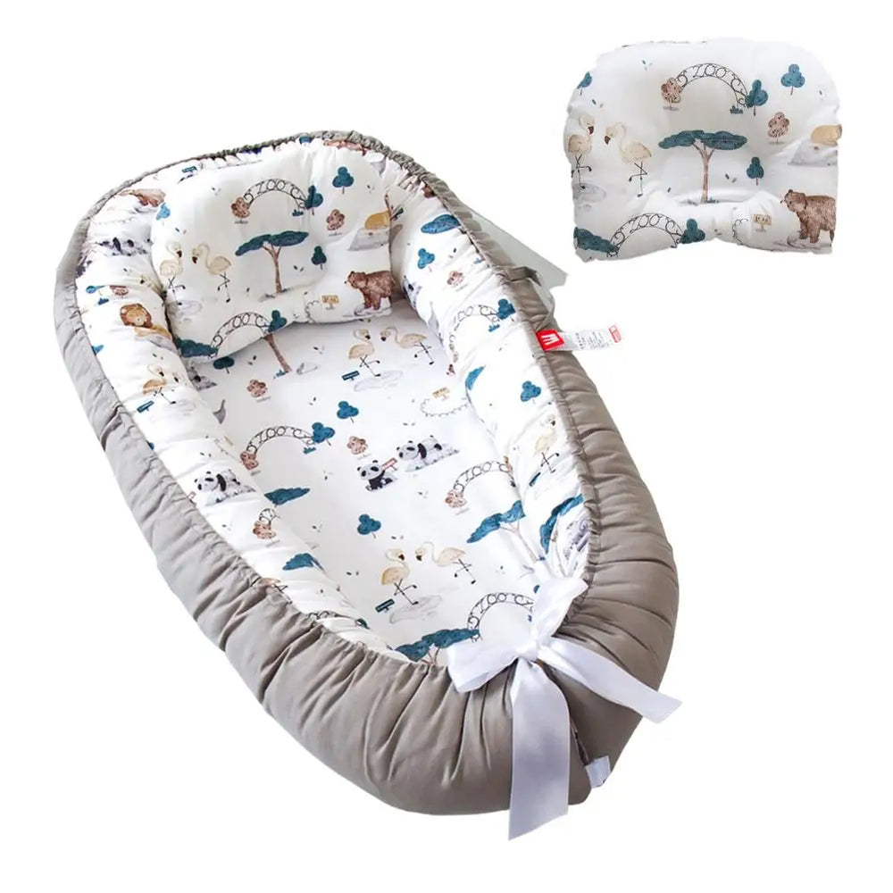 CozyDream BabyNest Ergonomiczny Kokon – Wygodne i Bezpieczne Łóżeczko dla Niemowląt 0–24 Miesiące